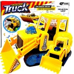 SPYCHACZ BULDOŻER KOPARKA ŚWIECI DŹWIĘK JEŹDZI MASZYNA BUDOWLANA DLA DZIECI