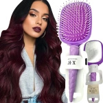 SZCZOTKA DO ROZCZESYWANIA WŁOSÓW Z LUSTERKIEM ZĄBKI MASUJĄCE SKÓRĘ GŁOWY