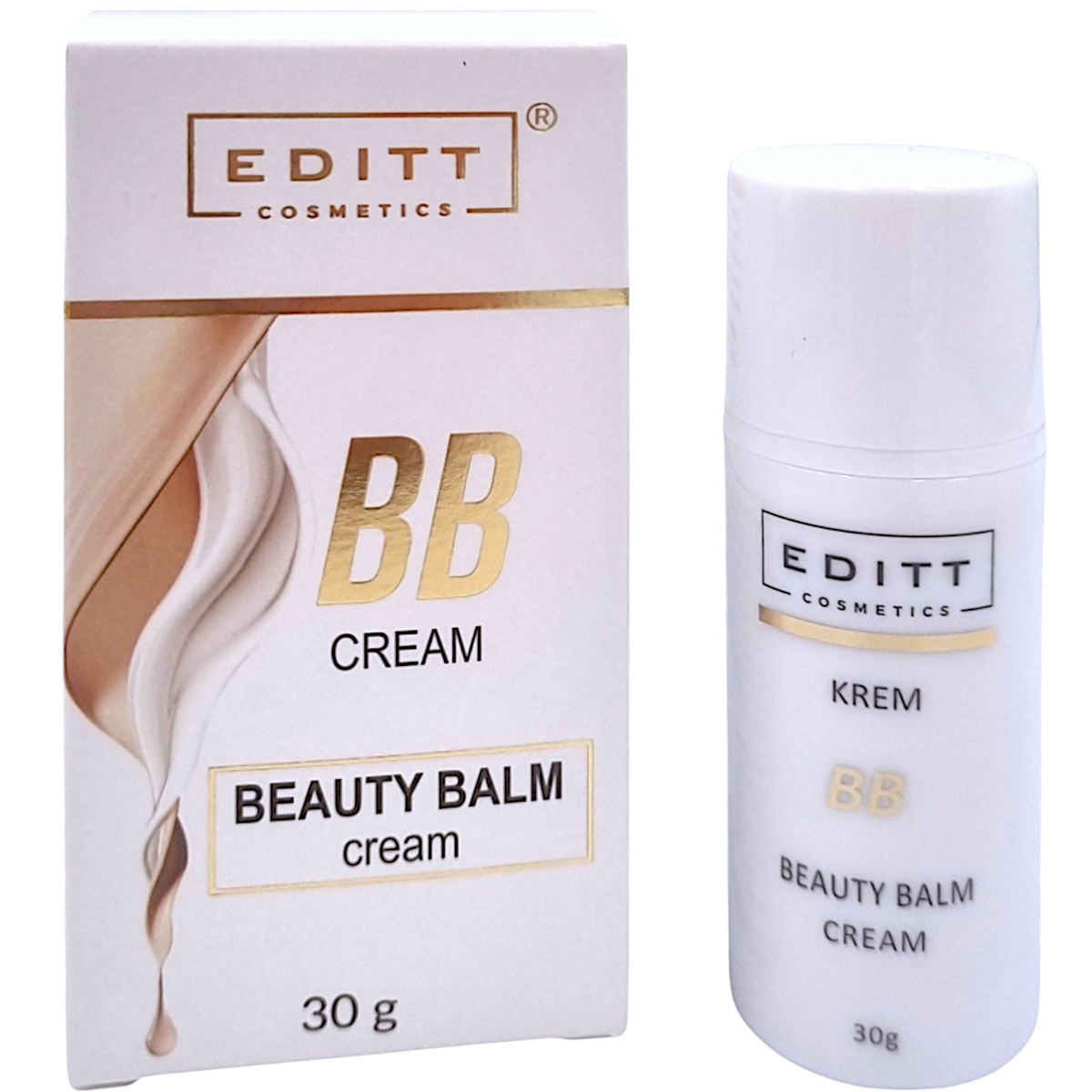 EDITT KREM KOLORYZUJĄCY BB 30g PIELĘGNACJA DELIKATNE KRYCIE LEKKA FORMUŁA