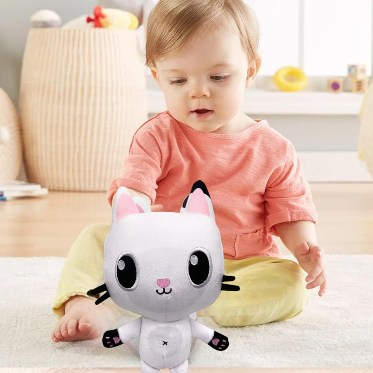 KOCI DOMEK GABI PLUSZOWA MASKOTKA KICIUŚ PANDUŚ KOTEK Z BAJKI PRZYTULANKA