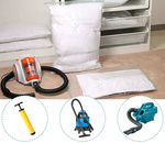 WOREK PRÓŻNIOWY 60 x  80 CM DUŻY GRUBY NA UBRANIA POŚCIEL WORKI PRÓŻNIOWE