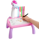 MAGICZNY STOLIK DO RYSOWANIA Z PROJEKTOREM TABLICA DUŻA ŚWIECI STÓŁ BIURKO