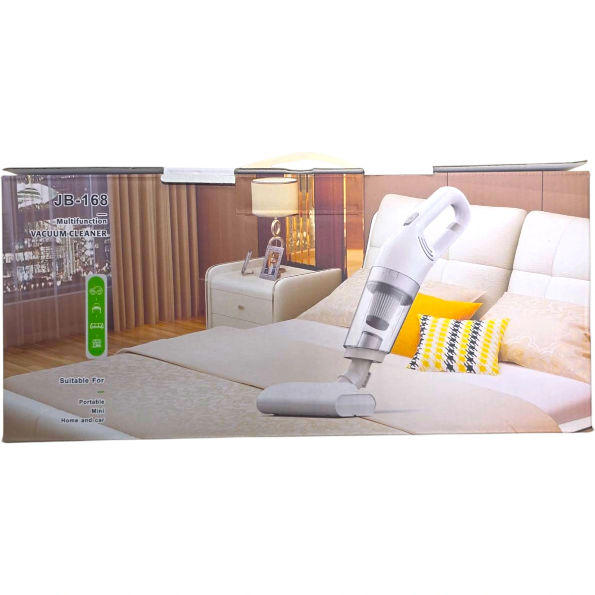 Odkurzacz pionowy bezprzewodowy do domu i samochodu 120W – lekki, poręczny