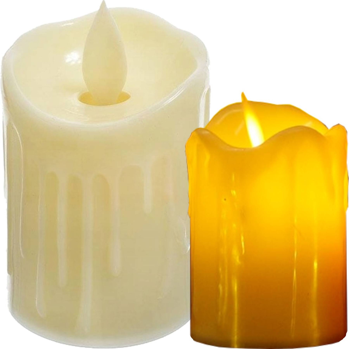 ŚWIECZKA WKŁAD DO ZNICZA EFEKT PŁOMIENIA 11 cm DO ZNICZY ŚWIECA NA BATERIE