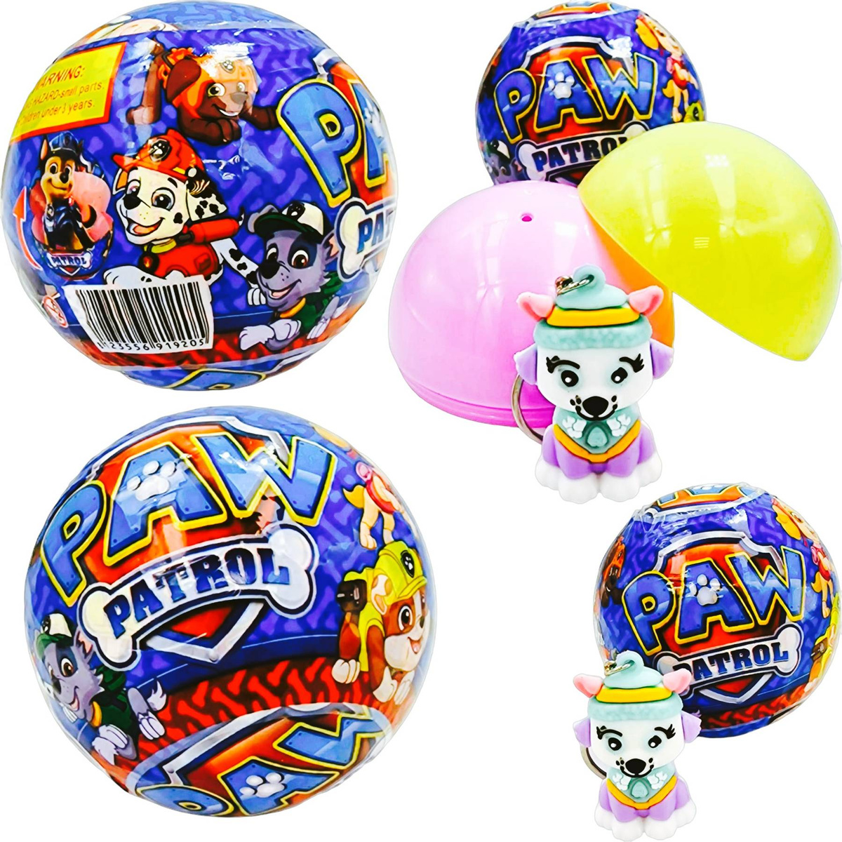 JAJKO KULA PSI PATROL FIGURKA SUPER NIESPODZIANKA POSTAĆ Z BAJKI WISIOREK