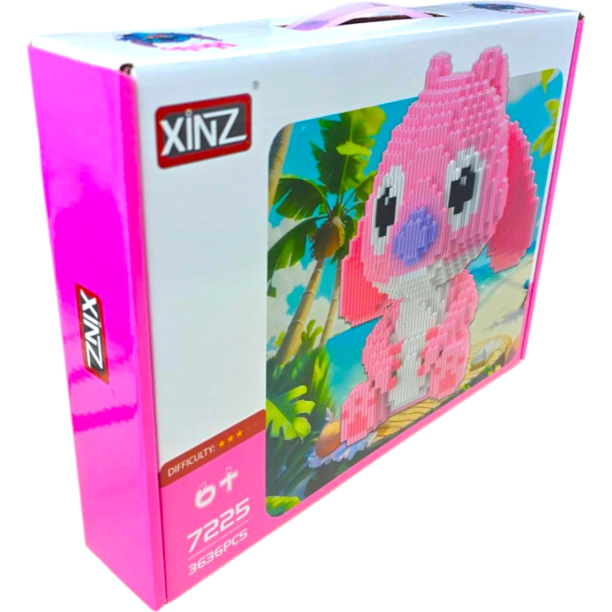 KLOCKI KONSTRUKCYJNE LILO I STICH DUŻA FIGURKA ANDZIA STITCH 3636 ELEMENTY