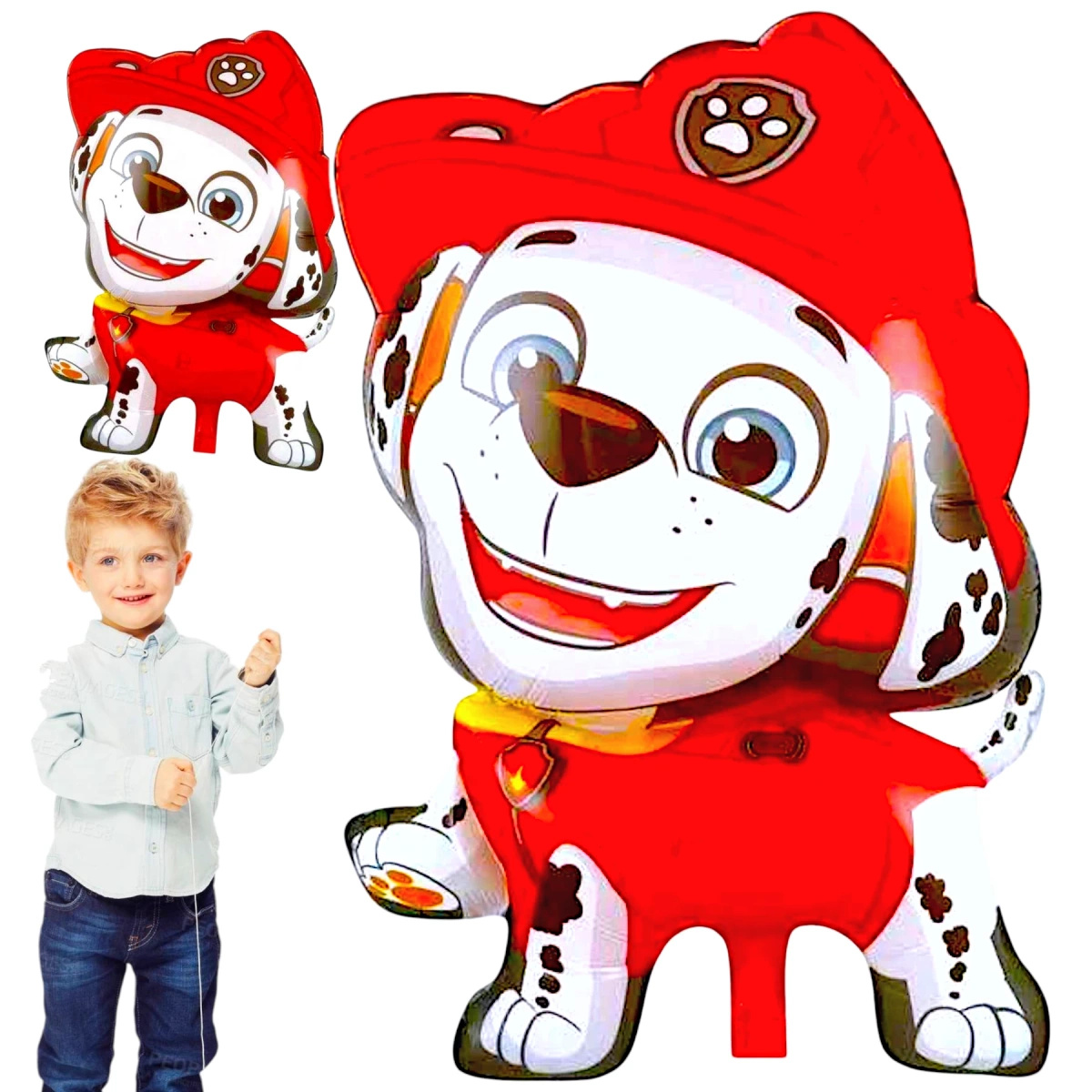 BALON FOLIOWY URODZINOWY 68cm PSI PATROL PIESEK MARSHALL NA URODZINY DZIECI