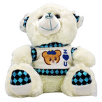 MASKOTKA DUŻY MIŚ PLUSZOWY BIAŁY MIĘKKA PRZYTULANKA PLUSZAK 30CM NA PREZENT