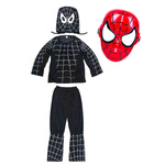 Strój Dla Chłopca Kostium Spiderman Czarny 98-110 (S)