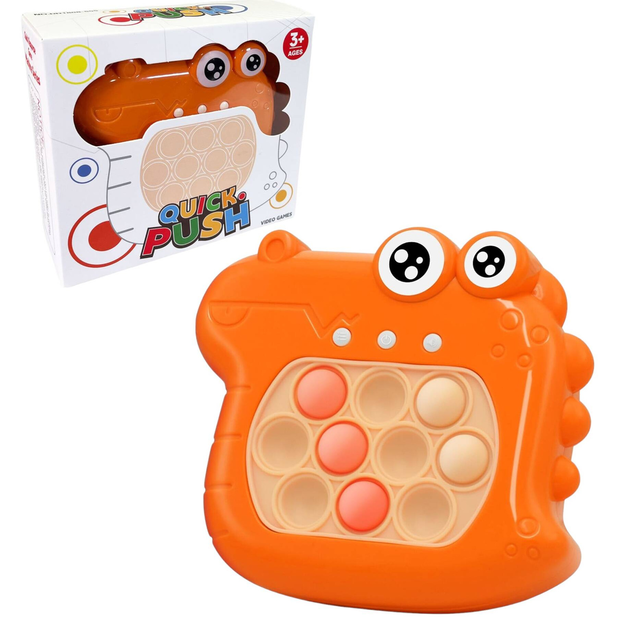 GRA QUICK PUSH POP IT KONSOLA PRZENOŚNA GIERKA ZRĘCZNOŚCIOWA DLA DZIECI 