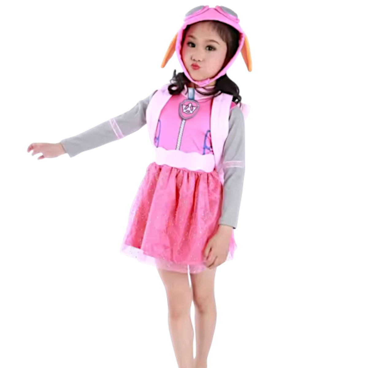 PSI PATROL STRÓJ SKYE KOSTIUM DLA DZIEWCZYNKI NA IMPREZĘ SUKIENKA M