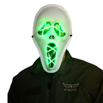 MASKA DUCH KRZYK SCARY MOVIE ŚWIECĄCA LED NA IMPREZĘ NA KONCERT PRZEBRANIE