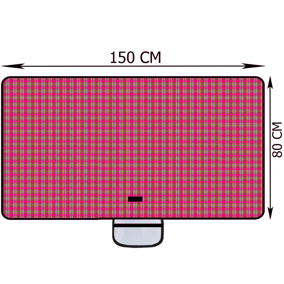 KOC PIKNIKOWY NA PLAŻĘ MATA BIWAKOWA WODOODPORNA PRZENOŚNA DUŻA 2x2m KRATA