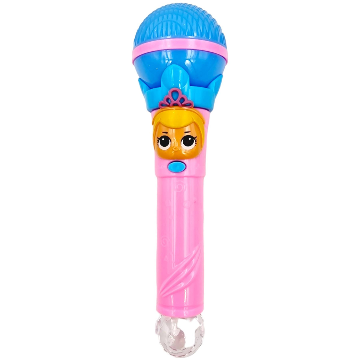 MIKROFON GRAJĄCY ŚPIEWA GRA ŚWIECI RÓŻOWY KSIĘŻNICZKA KOLOROWY PIOSENKA