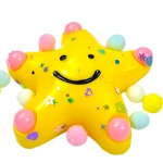 GNIOTEK ANTYSTRESOWY SENSORYCZNY GWIAZDKA Z POSYPKĄ SQUISHY GWIAZDA MOCHI