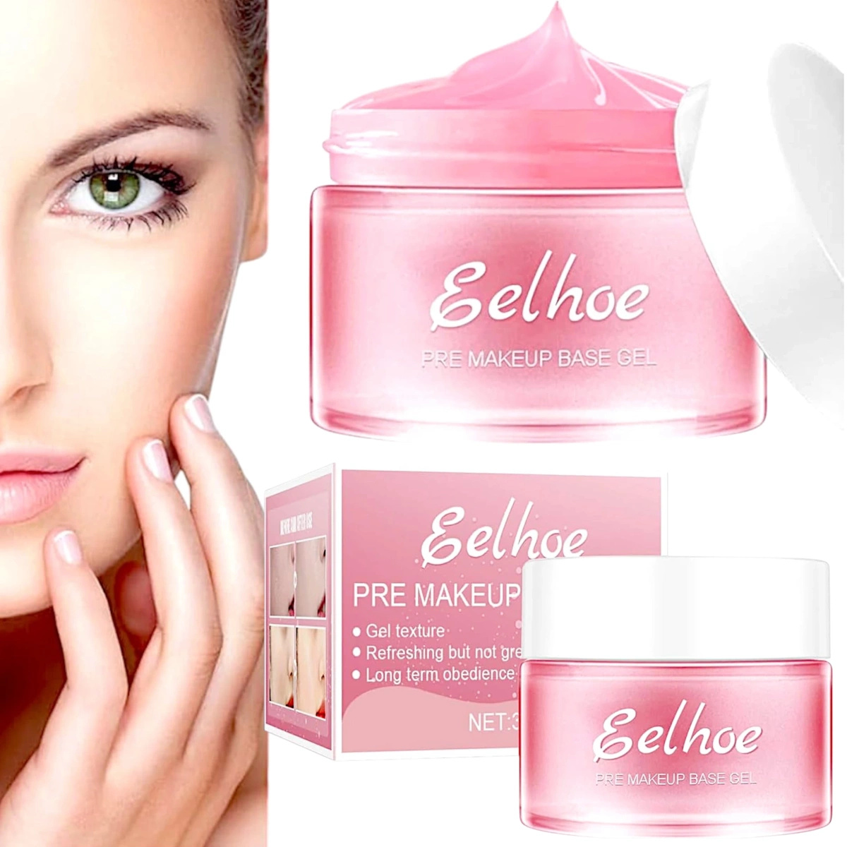 ŻELOWA MAGICZNA BAZA POD MAKIJAŻ WYGŁADZAJĄCA NAWILŻAJĄCA 30g BASE GEL 