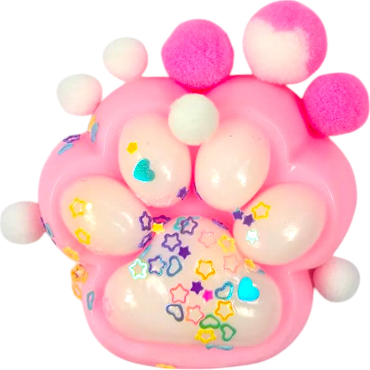 KOCI ŁAPKA GNIOTEK ANTYSTRESOWY SENSORYCZNY FIDGET PSIA ŁAPA SQUISHY PUSH