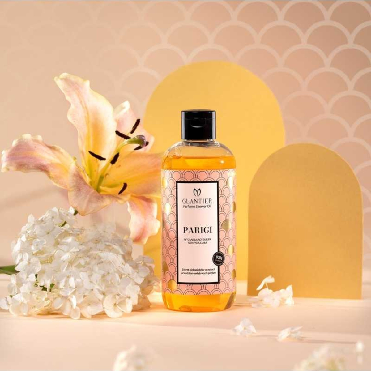 GLANTIER PARIGI LUKSUSOWY OLEJEK DO MYCIA CIAŁA 300 ml GŁĘBOKIE NAWILŻENIE