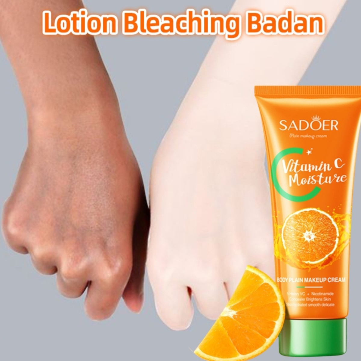 SADOER  NAWILŻAJĄCY KREM DO TWARZY Z WITAMINĄ C 120g ODŻYWIENIE I BLASK