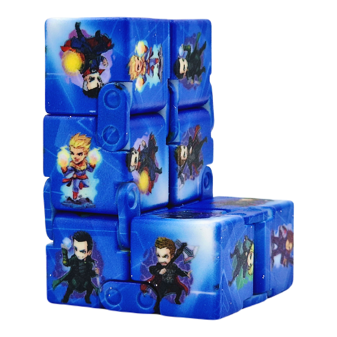 KOSTKA NIESKOŃCZONOŚCI ANTYSTRESOWA FIDGET ZABAWKA UKŁADANKA LOGICZNA