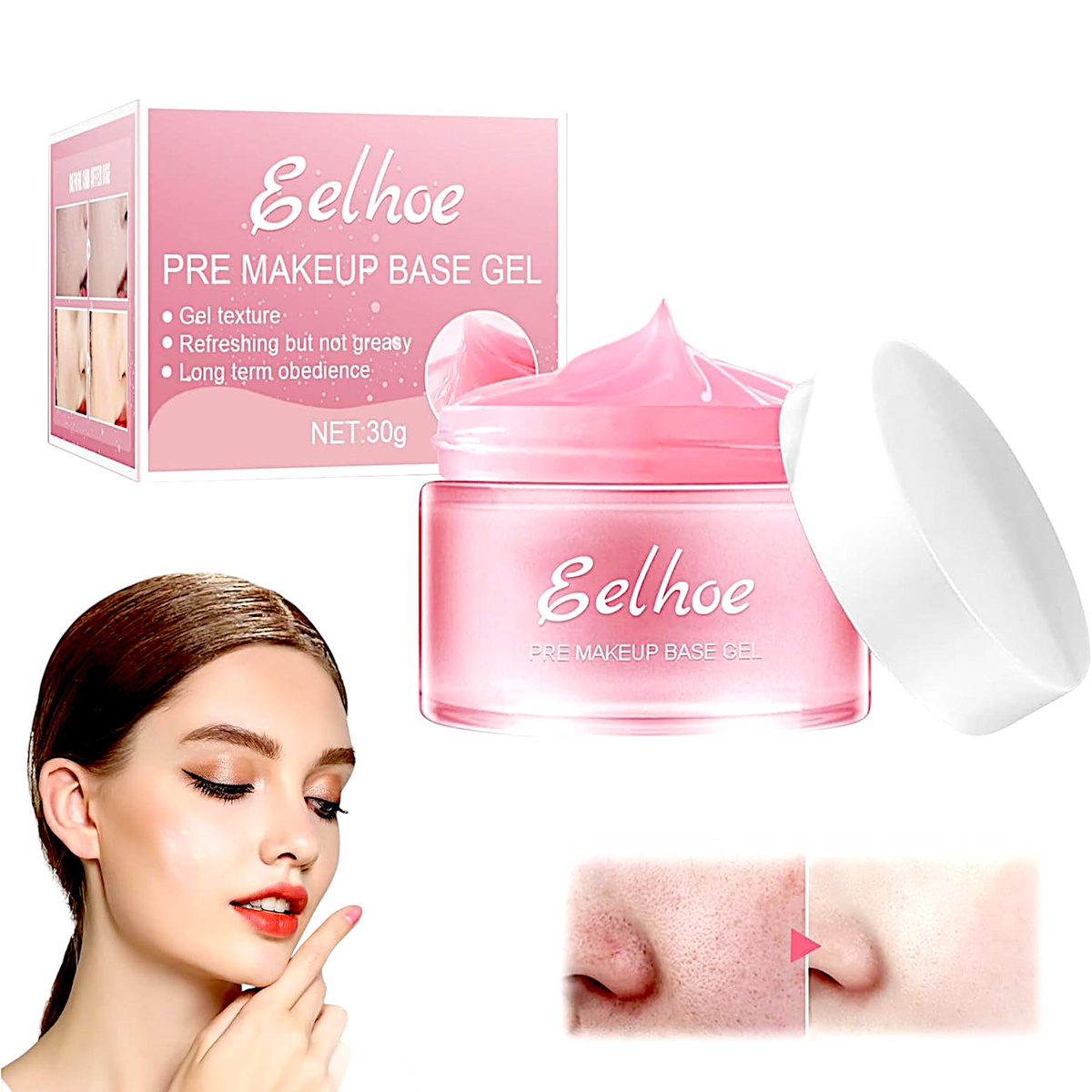 ŻELOWA MAGICZNA BAZA POD MAKIJAŻ WYGŁADZAJĄCA NAWILŻAJĄCA 30g BASE GEL 