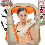 MASAŻER SZYI KARKU RAMION PLECÓW SHIATSU GŁOWICE SPRĘŻYNUJĄCE DZIEŃ MATKI