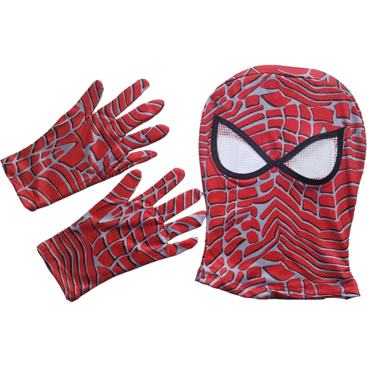 SPIDERMAN MEGA ZESTAW 5w1 FIGURKA 2x RĘKAWICA WYRZUTNIA SIECI MASKA KOSTIUM