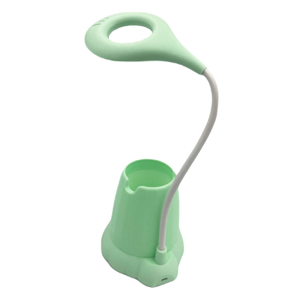LAMPKA BIURKOWA Z POJEMNIKIEM LED USB PODSTAWKA NA TELEFON  DLA DZIECI
