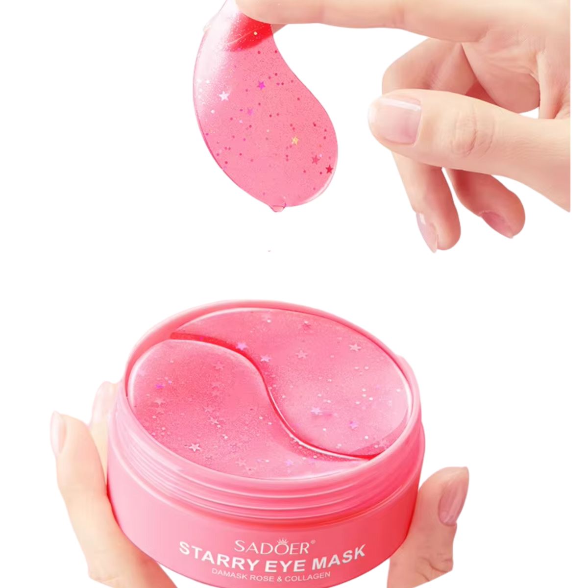 SADOER HYDROŻELOWE PŁATKI POD OCZY Z EKSTRAKTEM Z RÓŻY DAMACEŃSKIEJ 60szt.