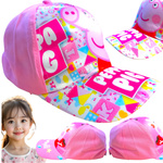 CZAPKA Z DASZKIEM DZIECIĘCA ŚWINKA PEPPA BEJSBOLÓWKA NA LATO DLA DZIECI