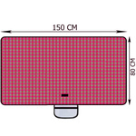 KOC PIKNIKOWY NA PLAŻĘ MATA BIWAKOWA WODOODPORNA PRZENOŚNA DUŻA 2x2m KRATA