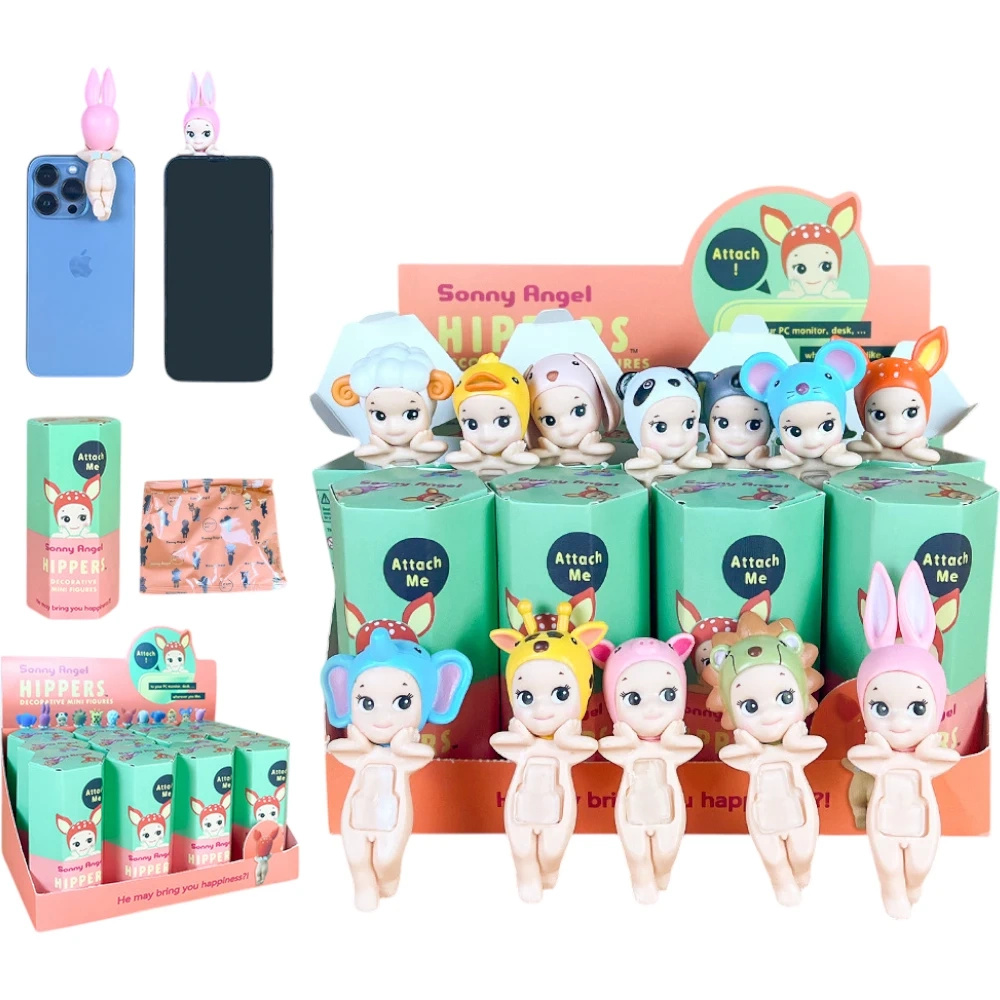 SONNY ANGEL HIPPERS MINI LALECZKA NA TELEFON OZDOBA ZWIERZĄTKA RODZAJE