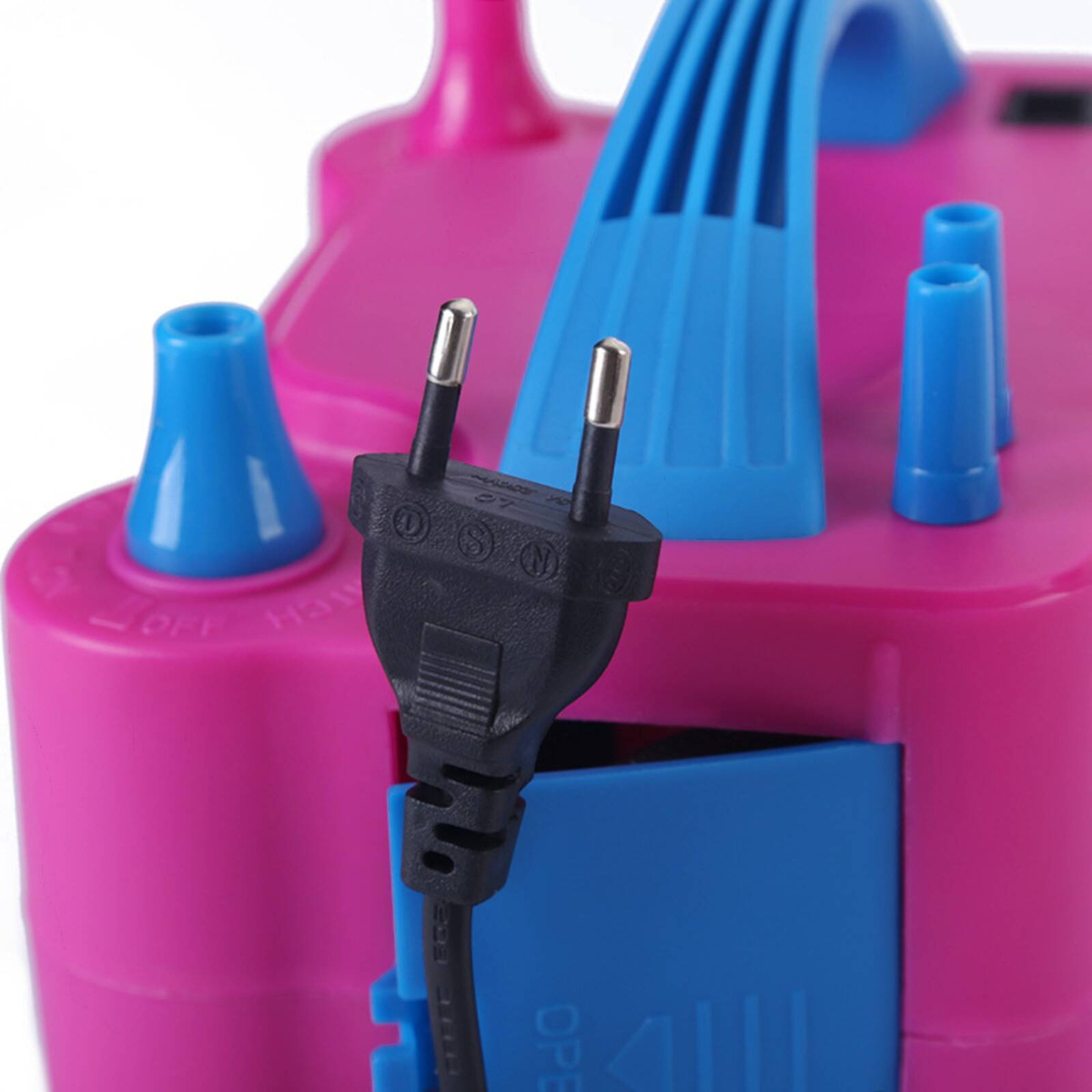 POMPKA ELEKTRYCZNA DO BALONÓW 2 DYSZE PROFESJONALNA SZYBKA WYDAJNA 600W