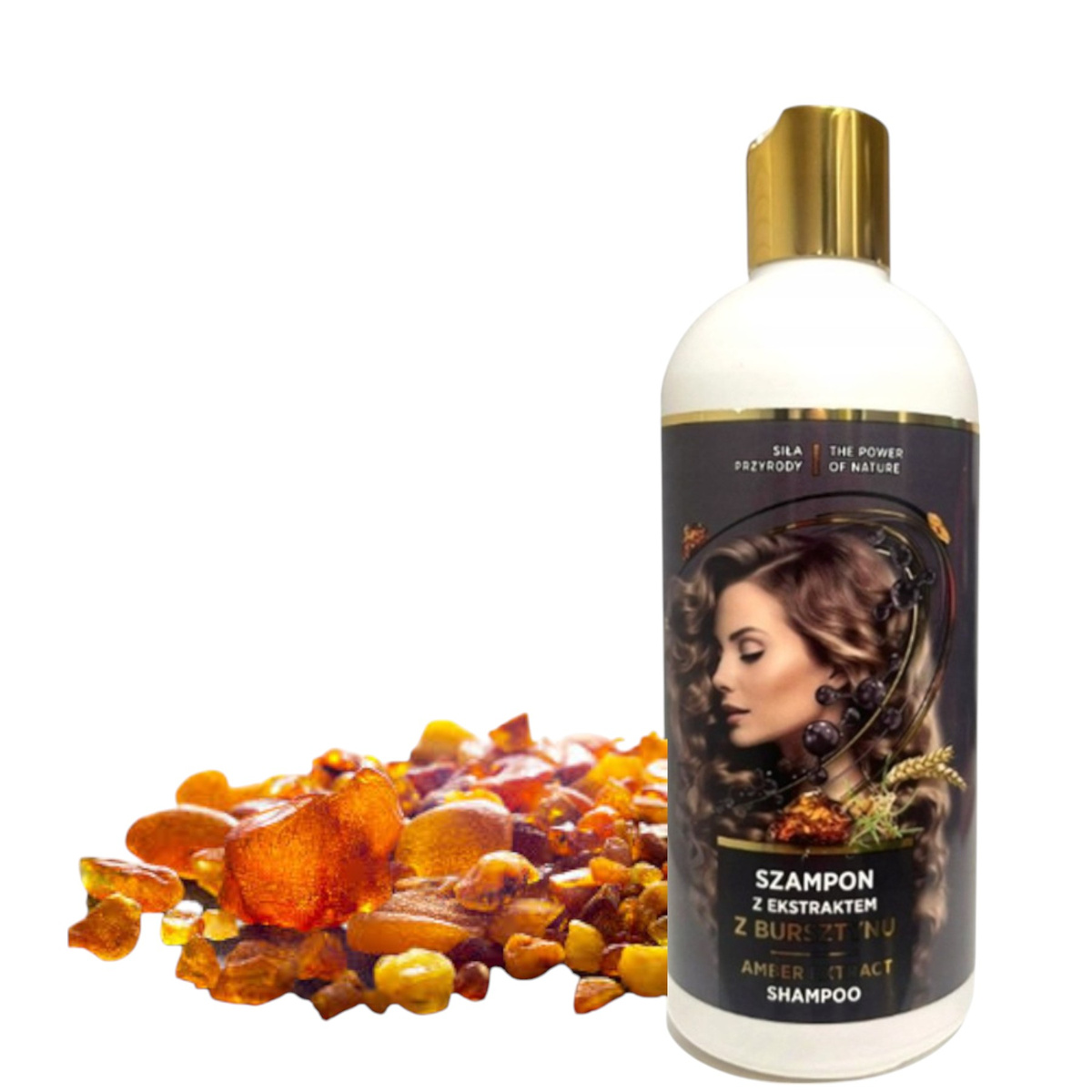 EDITT SZAMPON DO WŁOSÓW Z EKSTRAKTEM BURSZTYNU 400g INTENSYWNA REGENERACJA