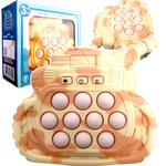 GRA ZRĘCZNOŚCIOWA POP IT ANTYSTRESOWA ELEKTRYCZNA KONSOLA CZOŁG GIERKA PUSH