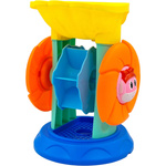 ZESTAW ZABAWEK DO ZABAWY W PIASKU 5w1 MŁYNEK GRABKI ŁOPATA FOREMKI NA PLAŻĘ