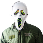 MASKA DUCH KRZYK SCARY MOVIE ŚWIECĄCA LED NA IMPREZĘ NA KONCERT PRZEBRANIE