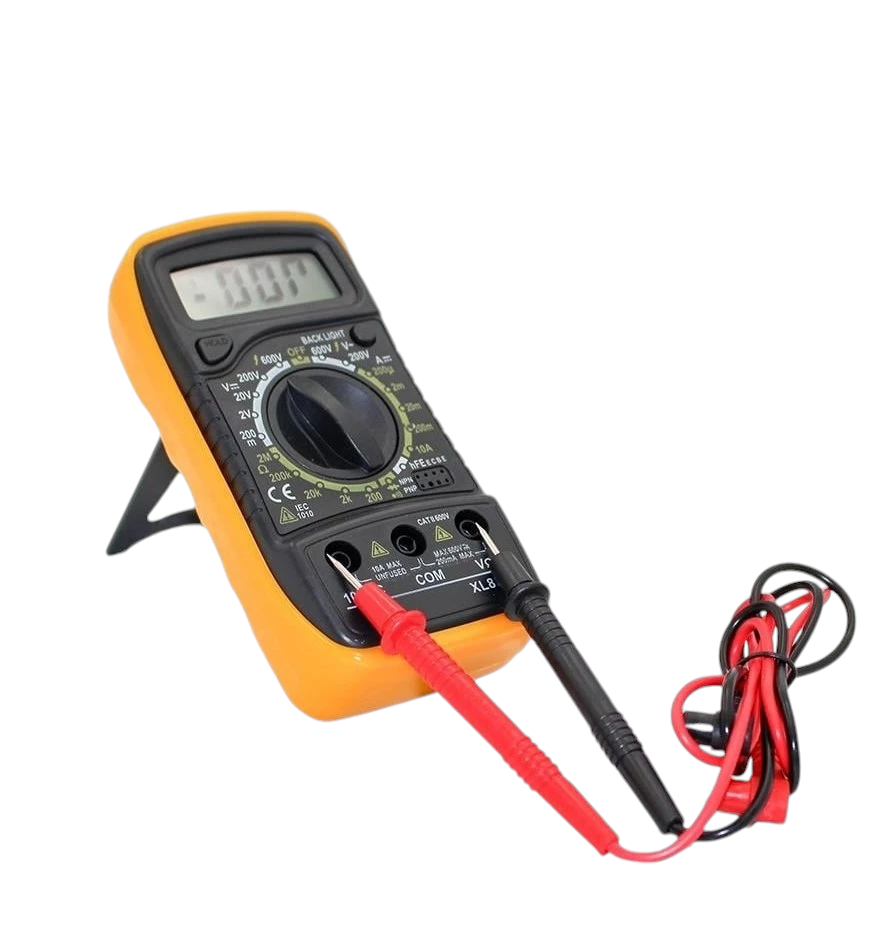 MIERNIK PRĄDU MULTIMETR CYFROWY LCD PROFESJONALNY ELEKTRYCZNY TESTER 