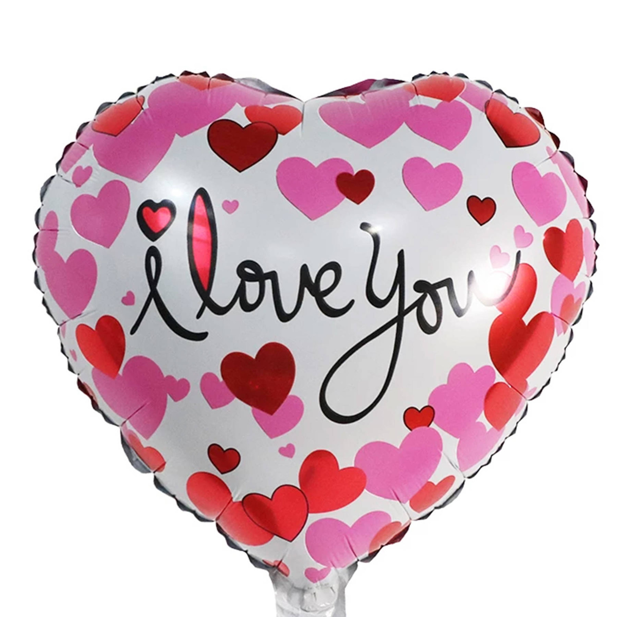 BALON FOLIOWY SERCE I LOVE YOU SERDUSZKO 45cm ŚLUB WESELE ZARĘCZYNY
