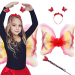 Strój Dla Dzieci Motylek 3w1 Tęczowy