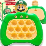 KONSOLA POP IT SUPER MARIO LUIGI GRA ELEKTRONICZNA ANTYSTRESOWA 30 POZIOMÓW