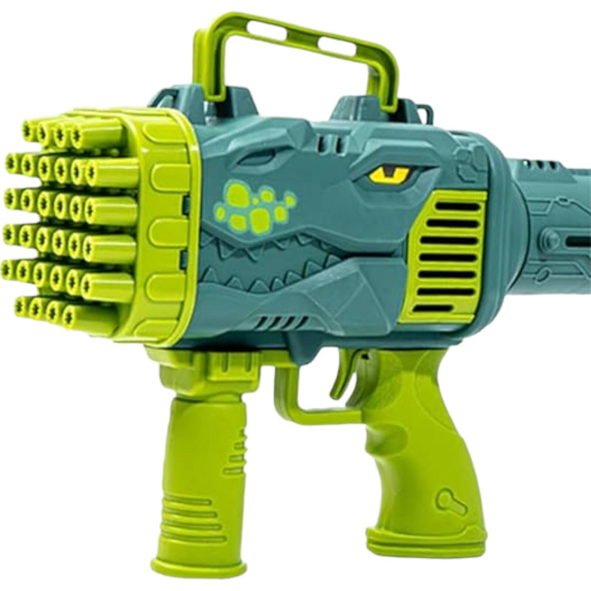 PISTOLET DO BANIEK MYDLANYCH AUTOMAT DINOZAUR MASZYNKA BAŃKI MYDLANE + PŁYN