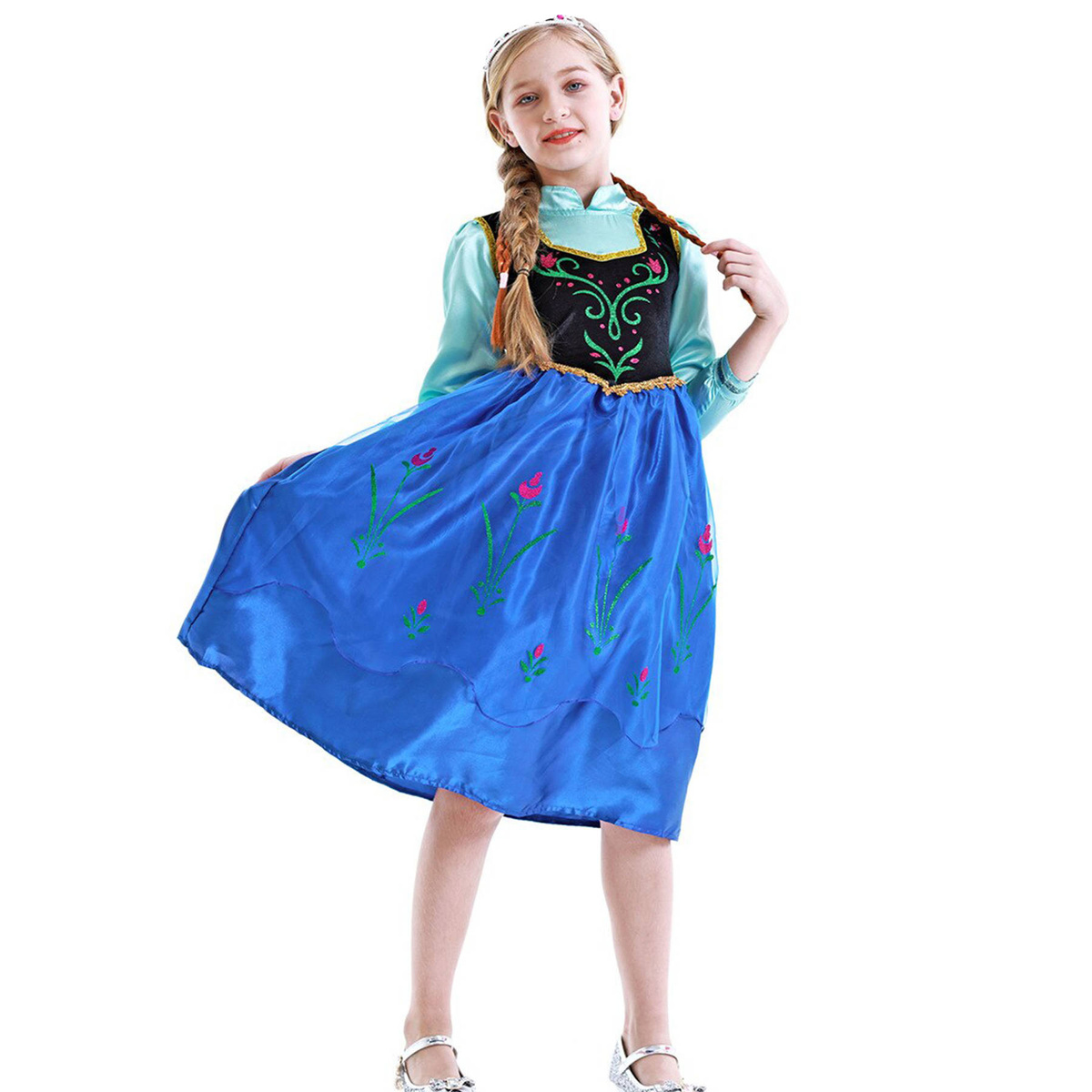 STRÓJ KARNAWAŁOWY KRAINA LODU ANNA PRZEBRANIE BAL