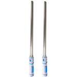 PODWÓJNY MIECZ ŚWIETLNY ŚWIECĄCY 2 MIECZE DŁUGI 110CM LED GWIEZDNE WOJNY 