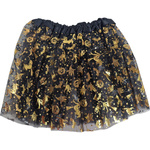 PRZEBRANIE DLA DZIECI HALLOWEEN STRÓJ WIEDŹMY DYNIA OPASKA + SPÓDNICZKA 2W1