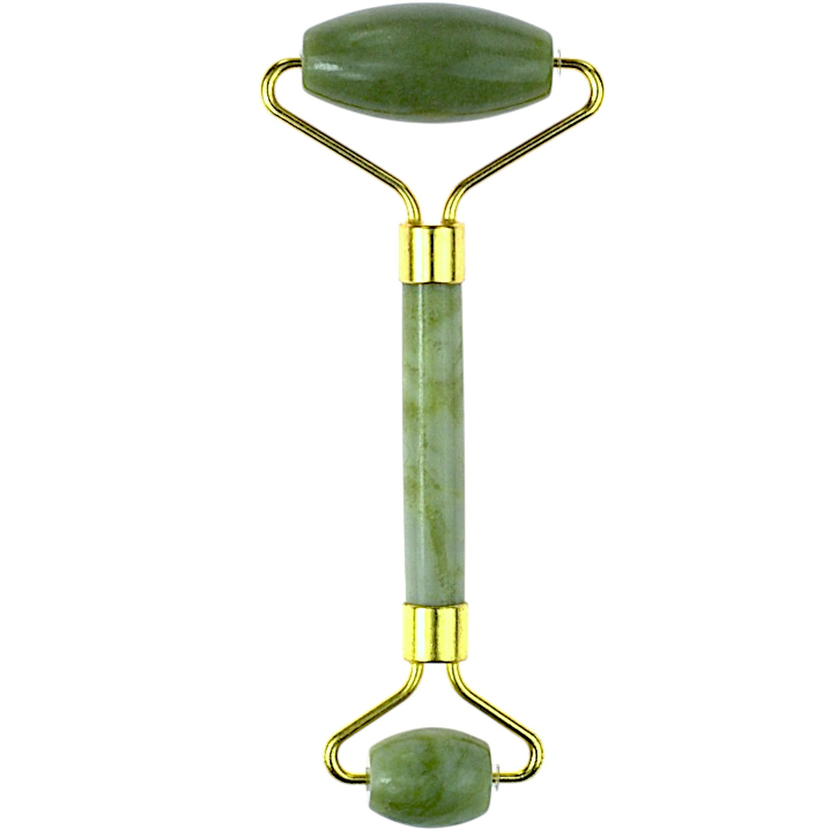 ZESTAW MASAŻER ROLLER KAMIEŃ JADEITOWY DO TWARZY + GUA SHA NATURALNY KAMIEŃ