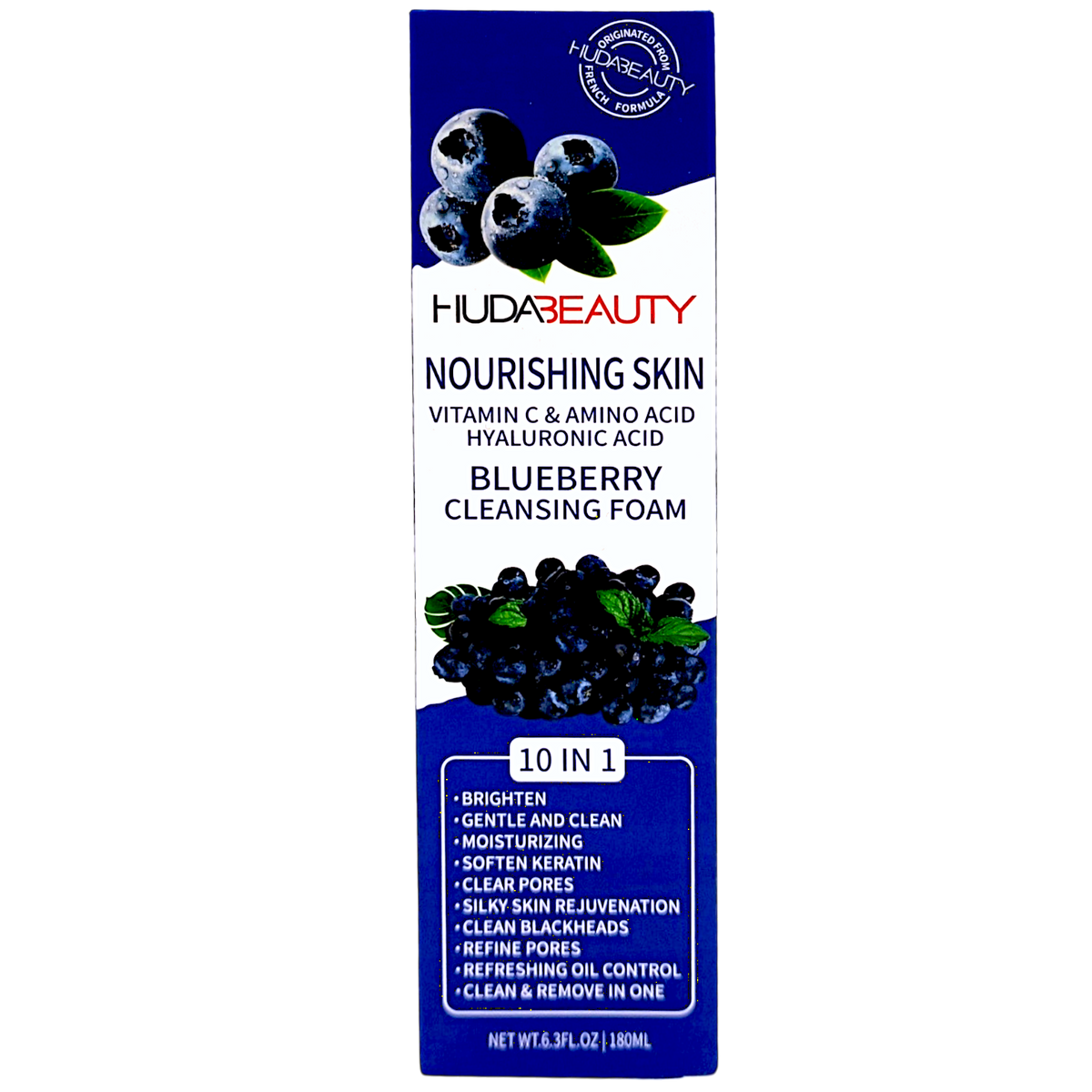 PIANKA OCZYSZCZAJĄCA Z SOKIEM Z BORÓWKI Z SZCZOTECZKĄ MASUJĄCĄ 150 ml 