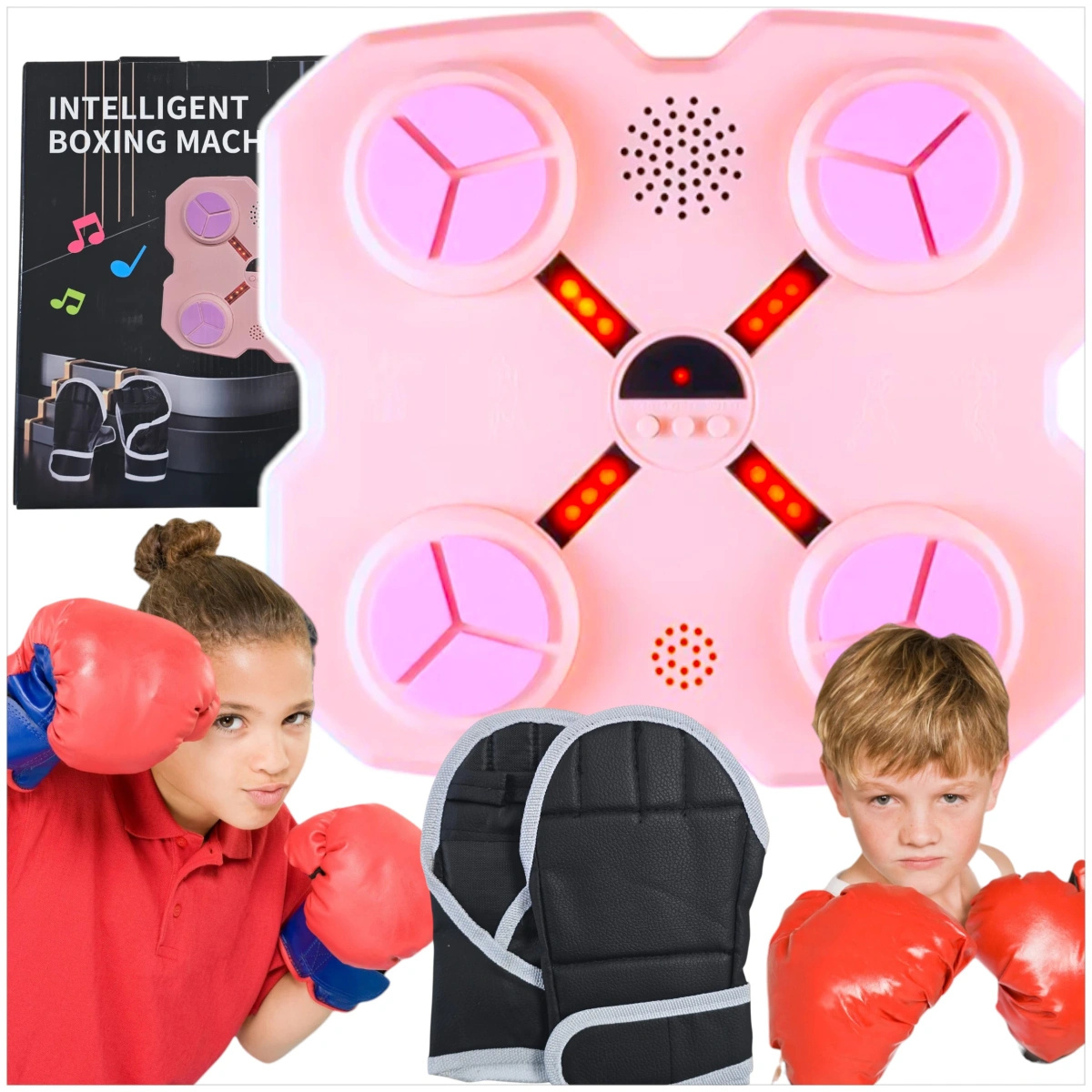  MUSIC BOXING MACHINE TRENINGOWA TARCZA BOKSERSKA ZRĘCZNOŚCIOWA NA PREZENT  EP-1115