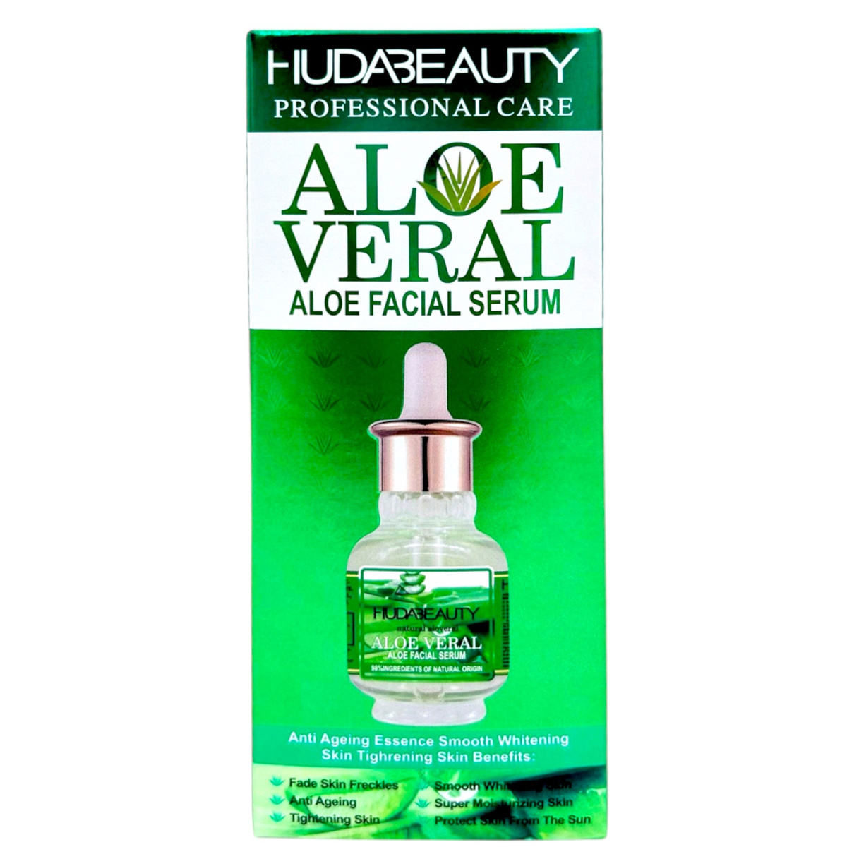 SERUM DO TWARZY Z WYCIĄGIEM Z ALOESU 40ml GŁĘBOKIE NAWILŻENIE I UKOJENIE