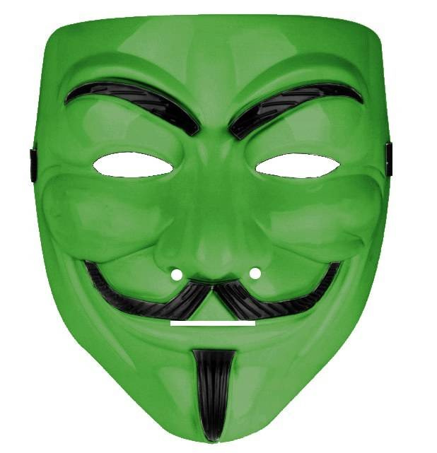 Maska Anonymous, V jak Vendetta - metaliczna